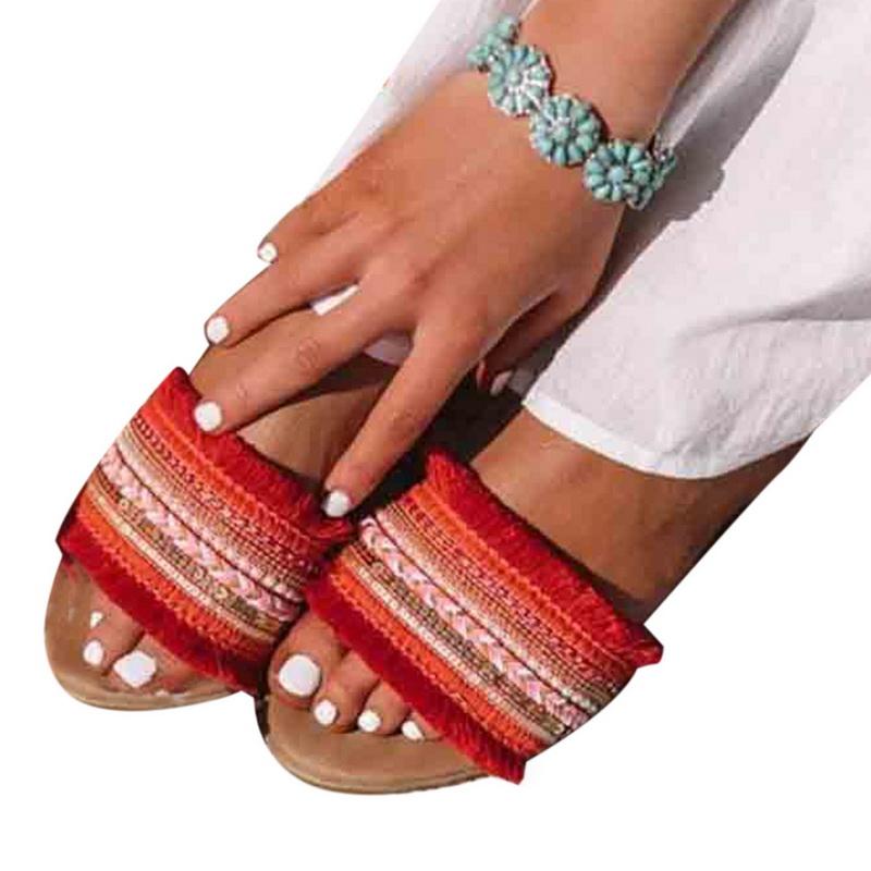 

Slippers LOOZYKIT Women Sandals Summer Comfortable Non-slip Ladies Home Flip Flop Cross-tied Casual Indoor Shoes Multicolor, Color1