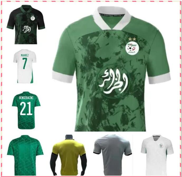 

Algeria soccer jerseys national team uniforms 2021 2022 man kids kit BENSEBAINI BENNACER MAHREZ football jersey ATAL BRAHIMI BENRAHMA Maillo, 14