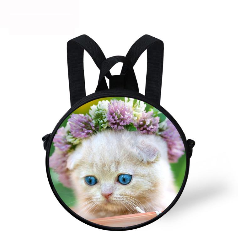

School Bags Kawaii Cat 2021 Women's Mini Backpack Shoulder Bag For Teenage Girls Simple Ladies Tote High Quality Female, Ca4901i