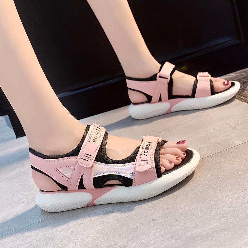 

Women's Sandals Soft Soles Comfortable Ladies Beach Shoes Waterproof Lightweight Casual Flip Flops Chanclas De Mujer Slippers, Black