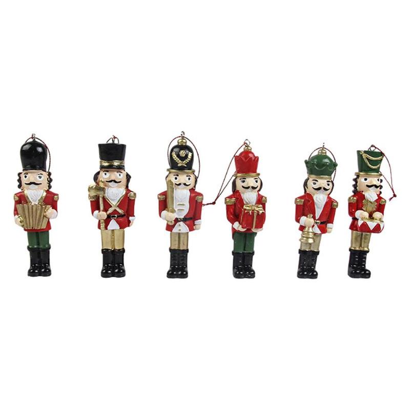

Christmas Decorations Nutcracker - Figures Soldier Set Puppet On Stand N