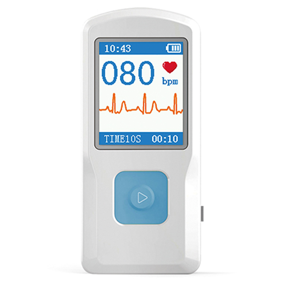 

Contec Mini ECG EKG Machine Heart Rate Monitor BT USB PC Software Health Care Color Screen ECG Monitor Handheld Heart MachineScouts