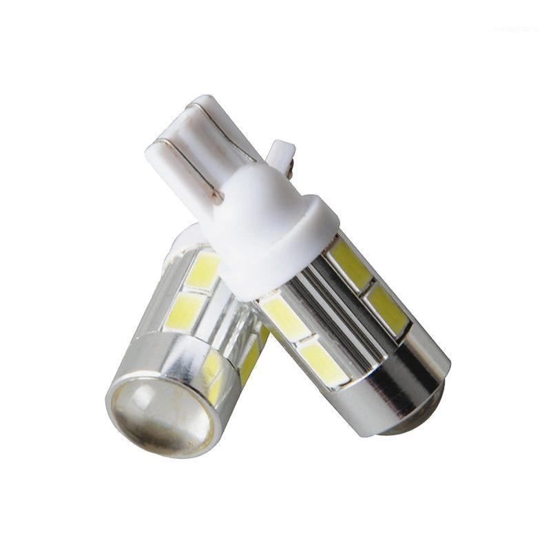 

Emergency Lights 2x Car T10 W5W LED Signal Bulb Interior Light 12V Super Bright Auto Turn Wedge Side License Plate Tunk Luggage Lamp 5630 10