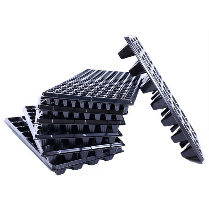 

10pcs 50/72/128/200 Holes Garden Nursery Pot Tray For Succulent Flower Vegetable Seed Grow Box Plant Seedling Propagation Tray 210615