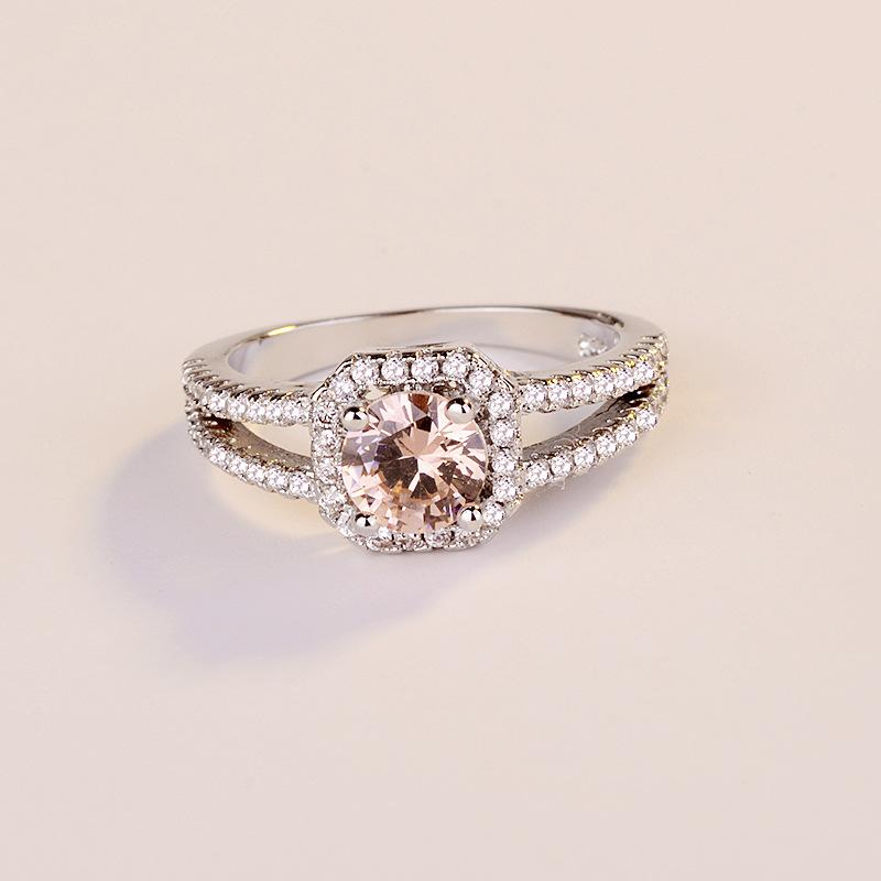

Cluster Rings Round Ruby Diamond Anillos De For Women Bague Or Jaune Bizuteria Sapphire Jewelry Amethyst Etoile Bizuterias