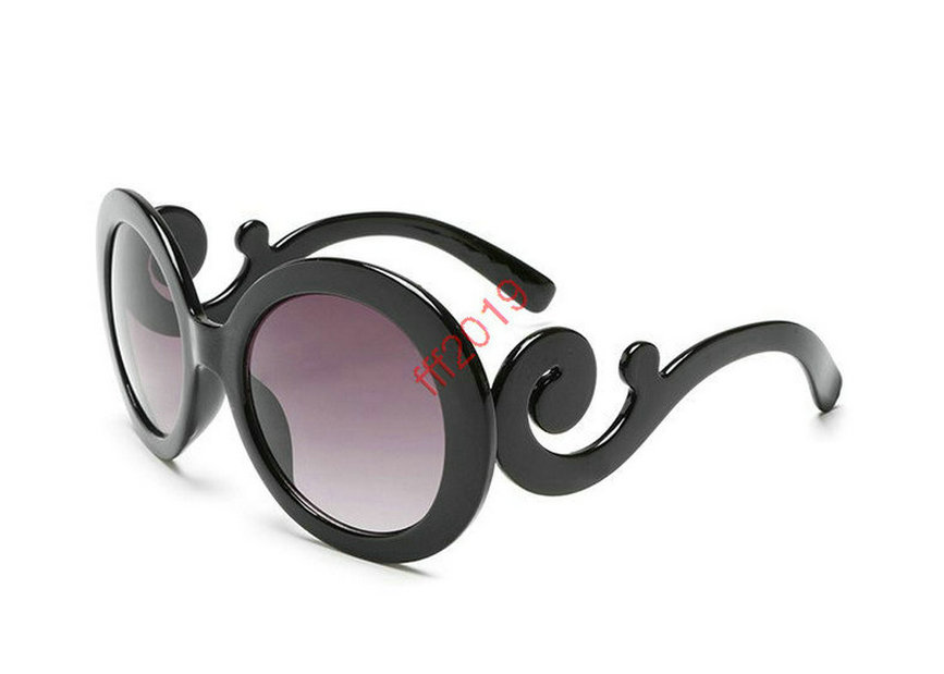 

Street Fashion Woman Unisex Sunglasses Unique Personality Large Round Frame Uv400 3 Color Optional Minimal Baroque Sunglasses Eyewear Lunette De Soleil