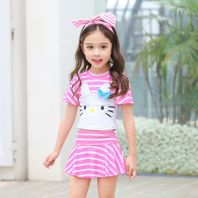 split skirt Children&#039;s girls&#039; swimsuit-image-671919450