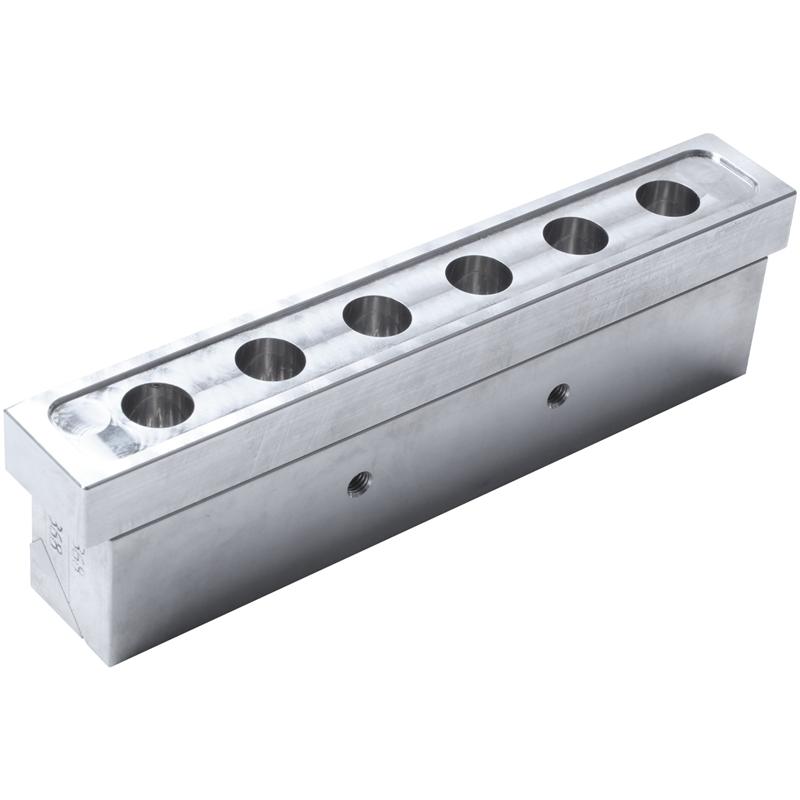 

Eyebrow Tools & Stencils 6 Cavities Holes Lipstick Mould 12.1Mm Waterdrop Beak Shape Aluminium Fill Mold Makeup Tool For Diy Lip Rouge