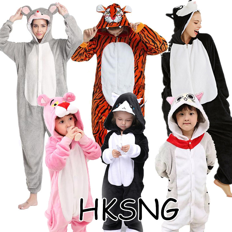 

HKSNG Kids Baby Kigurumi Animal Unicorn Bla Cat Onesie Rabbit Panda Pajamas Flannel Cartoon Party Costumes Jumpsuits Zipper, Blue stitch