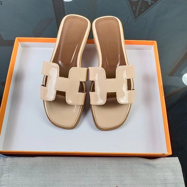 

Woman Leather Sandals Slipper Shoes Orange classic Sandals Ladies Summer Flat Slipper outdoor beach woman Flip Flops For Woman 35-42 mkj004