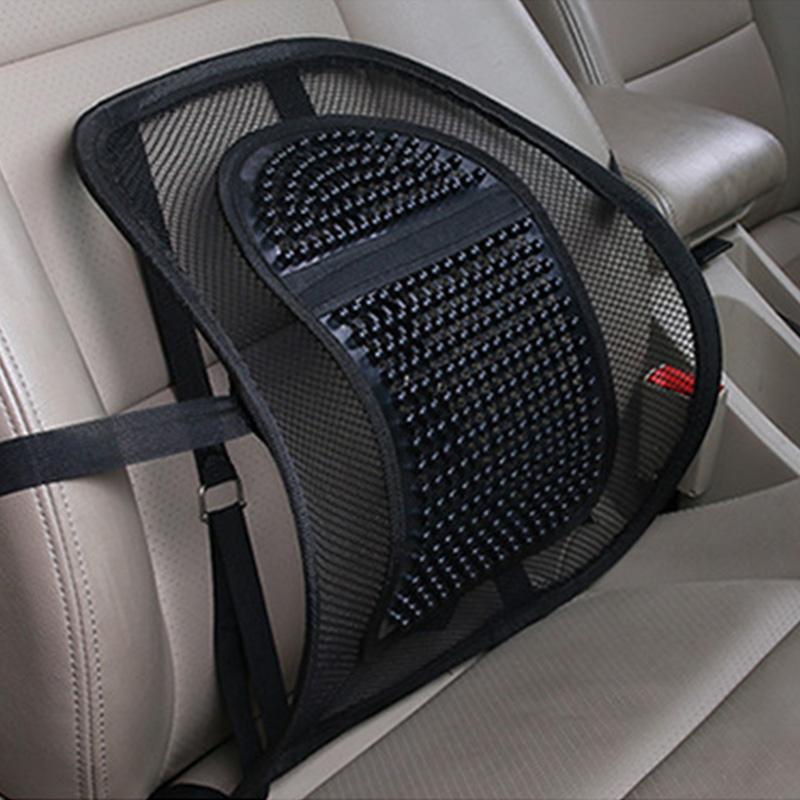 

Seat Cushions Car Cushion Waist Protection Back Massage Lumbar Support Pad Summer General Net Interior Accessories
