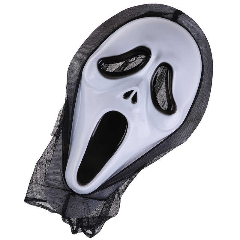 

Scary Scream Ghost Face Mask Fancy Bloody Dress scary Halloween Party Costume