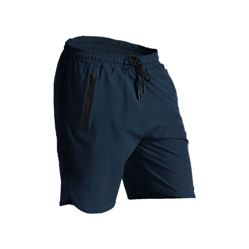 

2021 Men Running Shorts with zipper pocket Summer Quick Dry Fitness Bodybuilding Sweatpants Gym Sport Training Pants