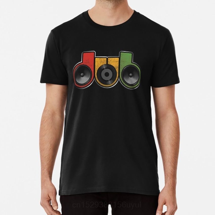 

[original Version] t Shirt Dub Reggae Music Vinyl Speaker Culture Dance Dj Sound System [<pgoayc6@163.