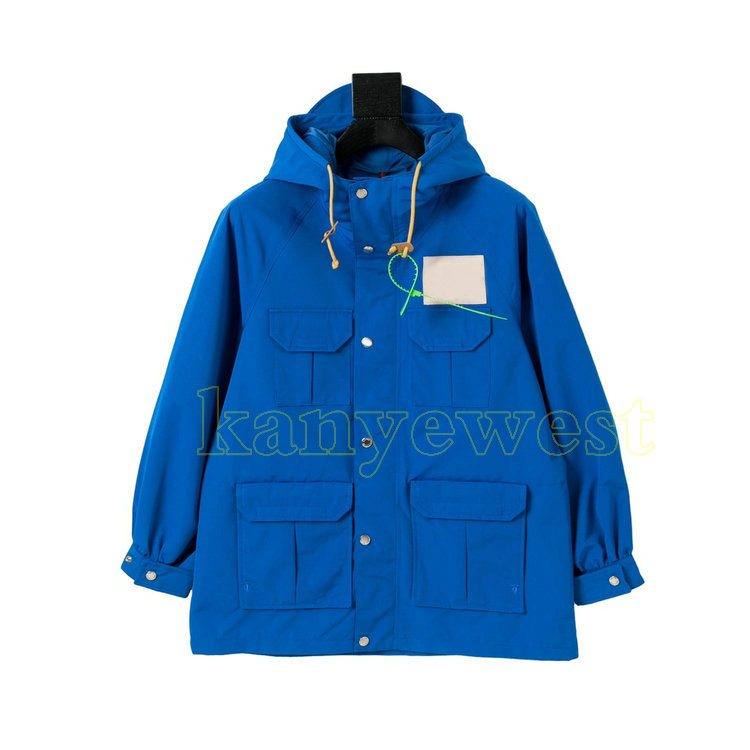 

Autumn winter mens jackets Designer Embroidery letter print Jacket Men Womens Hooded Man Paris Fashion Streetwear long Sleeve luxurys coat, Blue