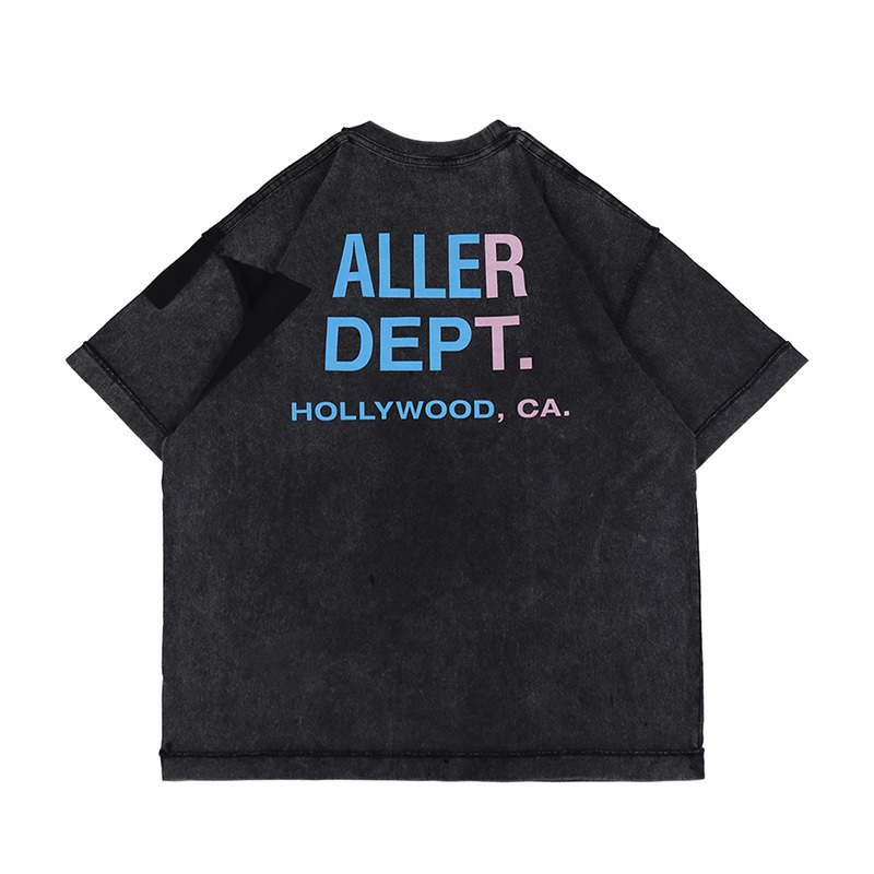 

2021 Europe Usa Hollywood Pocket Dept Hip Hop Tee Skateboard Men t Shirt Women Short Sleeve Streetwear Oversize Cotton Tshirt, Hollywood tee