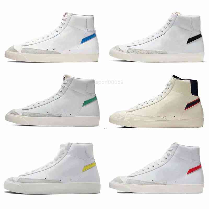 

Zoom Blazers Mid For Kids Men Women Triple White Black Dunk Top Qaulity Chaussures Sports Shoes Sneakers, As photo 3