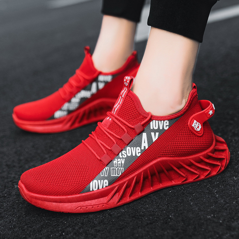 

Foreign trade casual men's shoes low cut single spring and autumn breathable sports running shoe SIZE 39-45, Item#1