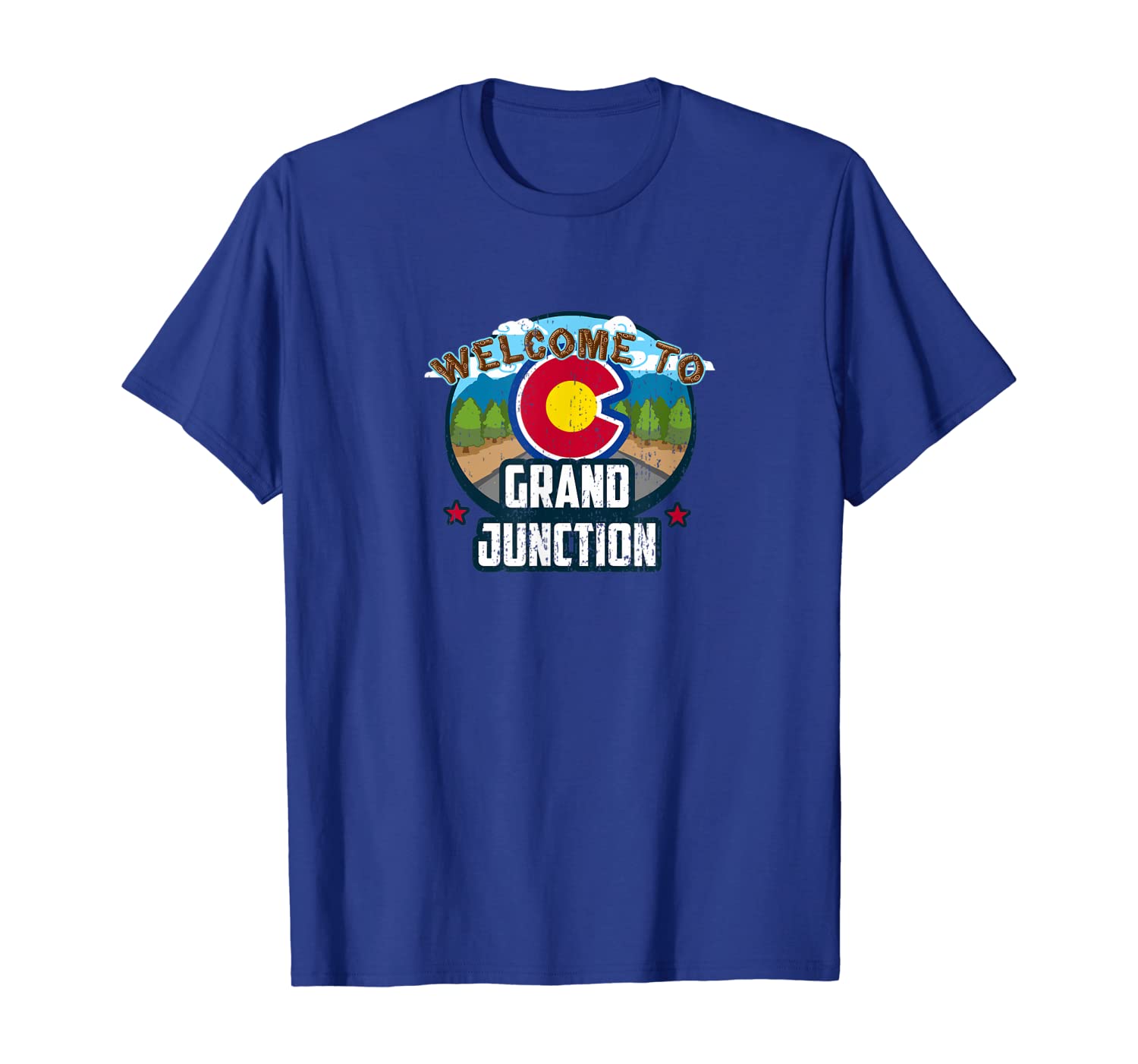 

Welcome To Grand Junction, Colorado | Colorado Pride T-shirt, White;black