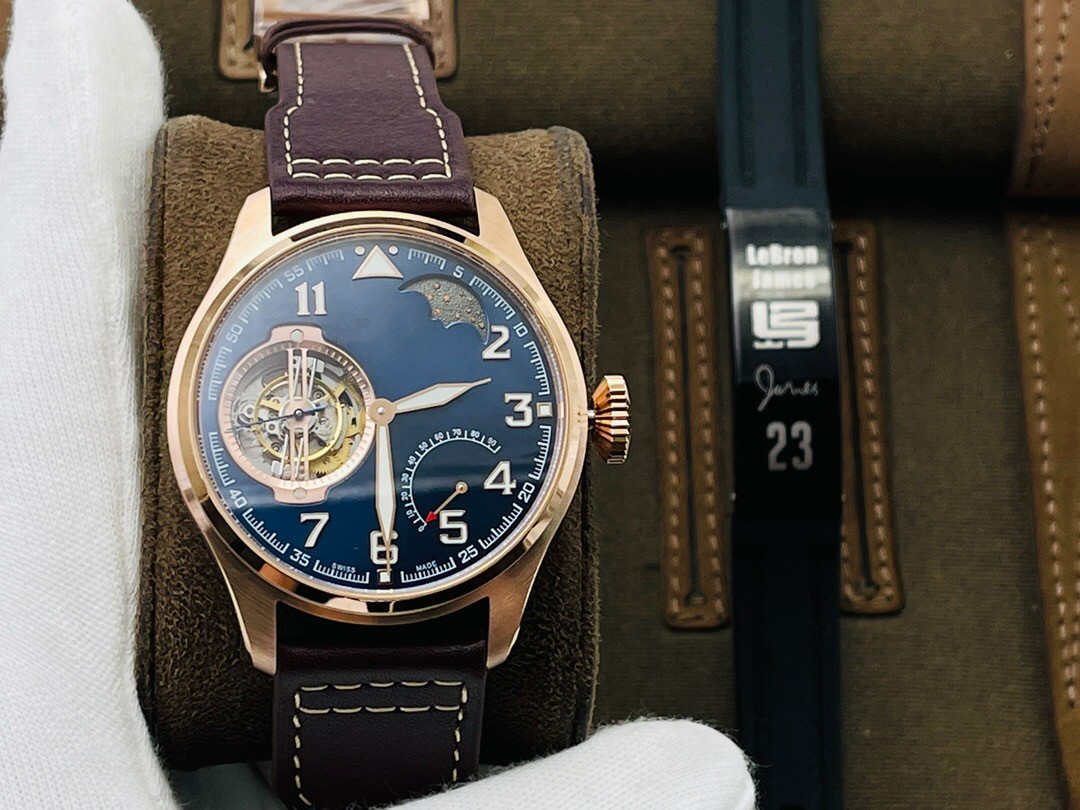 

BBR W590302 watch diameter 46MM thick 13.5mm constant tourbillon with 94850 movement, power storage up to 80 hours, Slivery;brown