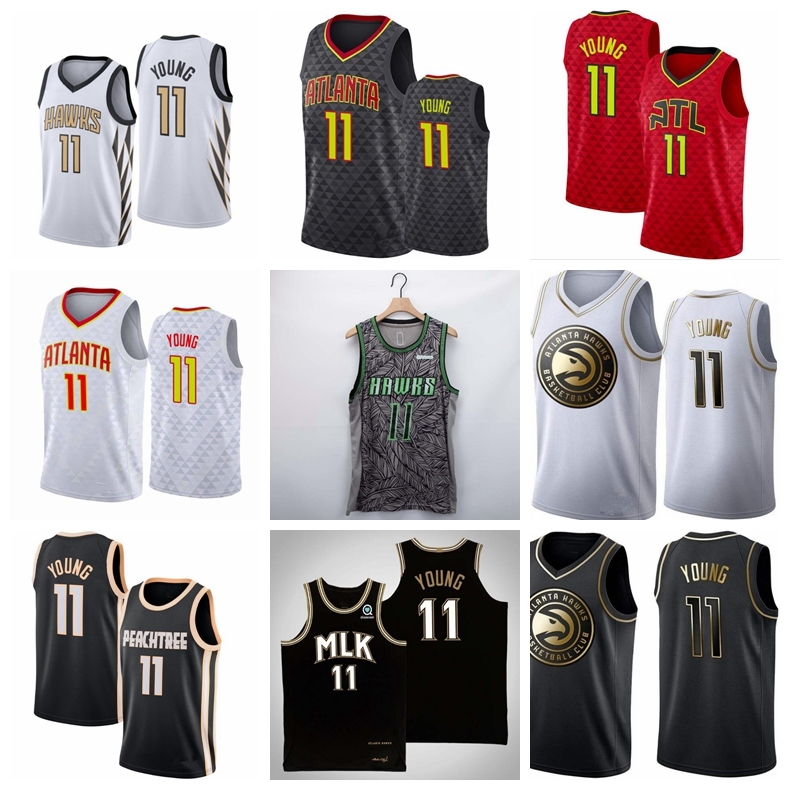 

Nba's Men Atlanta's Hawks's Trae Young basketball jersey embroider jerseys.