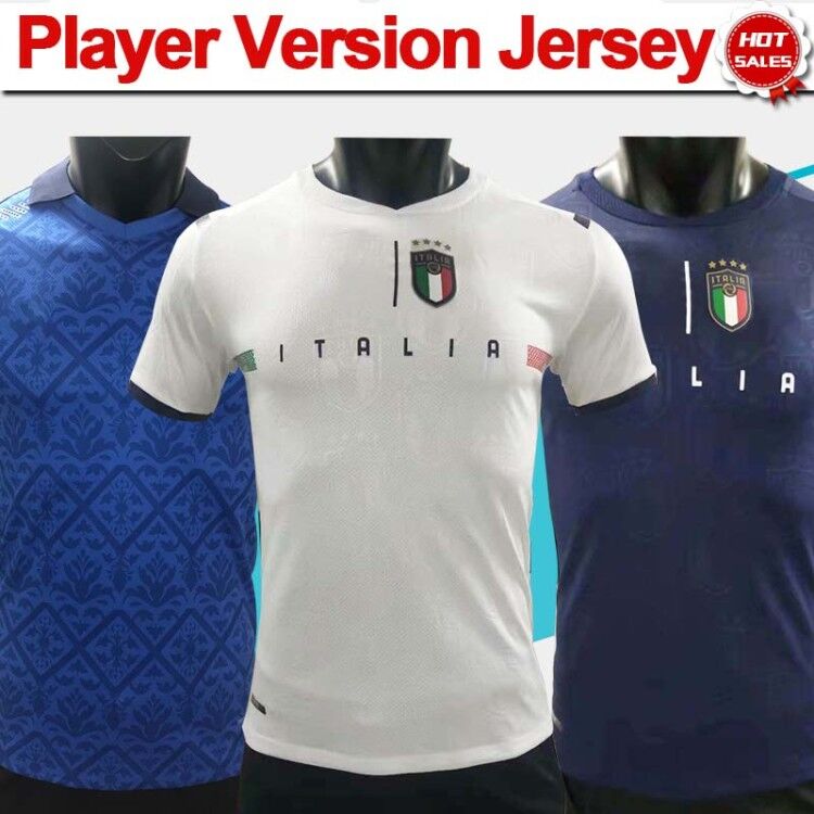 

Player Version Italy Home Blue soccer Jerseys 2021 Men Adult #10 INSIGNE #17 IMMOBILE Away White Soccer Shirt 21/22 #19 BONUCCI #8 JORGINHO, Black;yellow