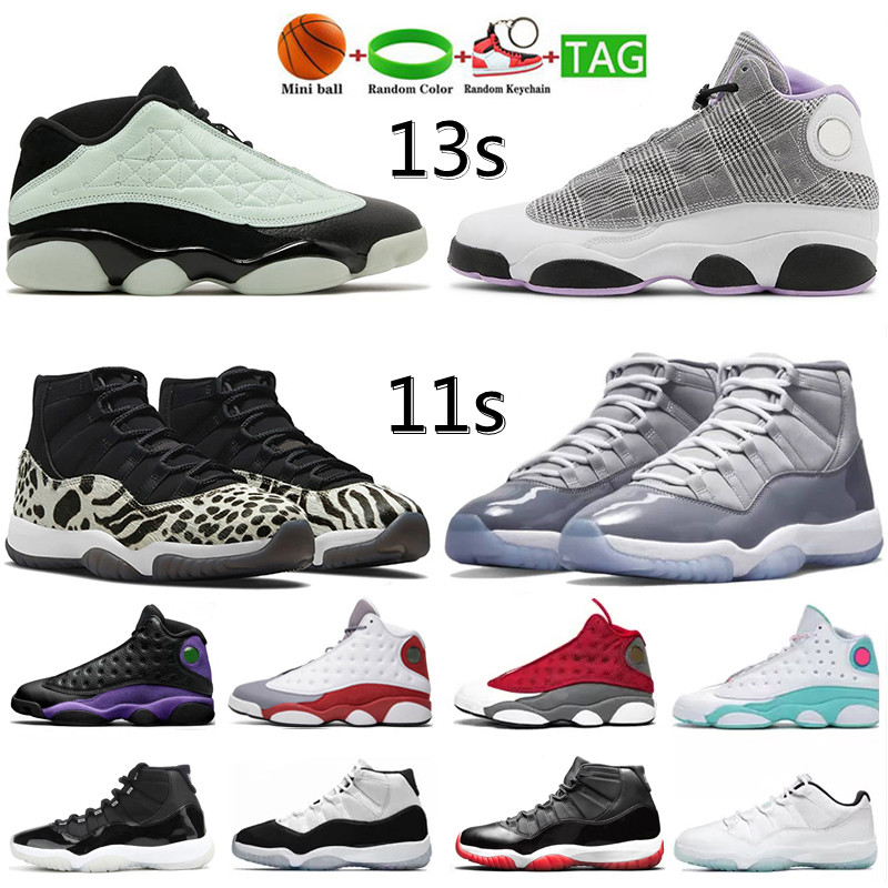 

11 13 Jumpman Basketball Shoes Men Women 11s Cool Grey Animal Instinct Bred Concord 45 25th Anniversary 13s LOW SINGLES DAY mens trainer sneakers sports, 46 cap and gown 40-47