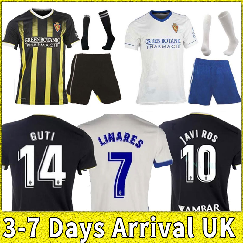 

2021 2022 Real Zaragoza FRAN GAMEZ Soccer jersey ZAPATER Third VAZQUEZ POMBO SHINJI KAGAWA Football shirts JAVI ROS L. SUAREZ camiseta de fútbol Men kids kit fulls set, Home