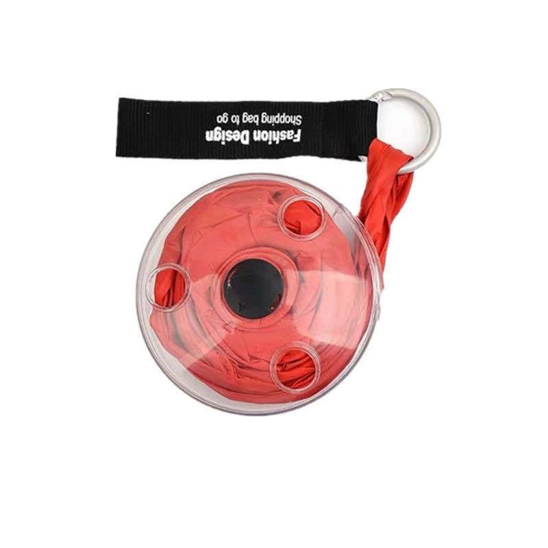 

Multifunctional Folding Retractable Portable Shopping Bags Pocket Saucer Bag Nylon Material Storage