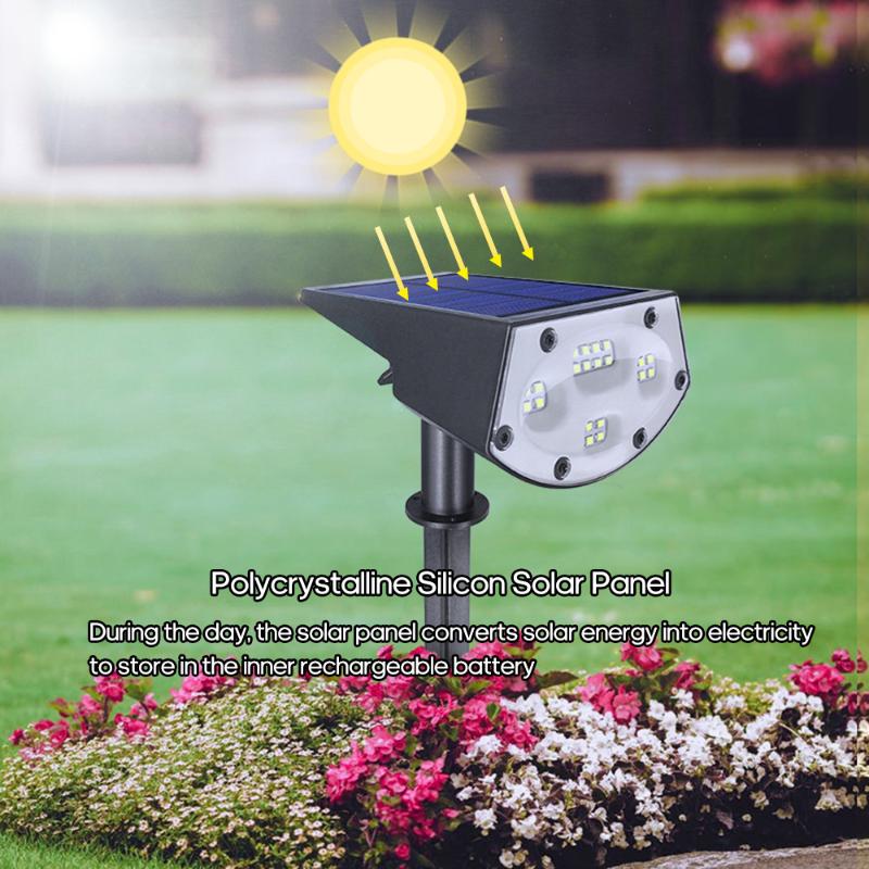 

Solar Powered Lawn Lamp Garden Light Outdoor For Pathway Yard Patio Lamps