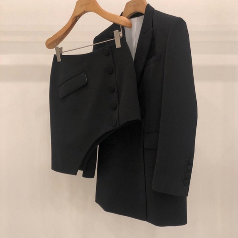 

Women' Suits & Blazers Casual black women' all-match irregular blazer lapel long sleeve jacket fashion adjustment spring 3f1289 MTFZ, 1# shoe box