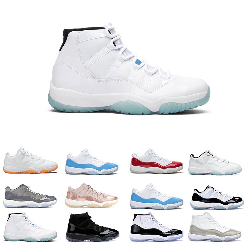 

Legend Blue 11 men women 11s Basketball Shoes Low Bred Concord Cap and Gown Gamma mens trainer sneakers size 7-13, Win like 96