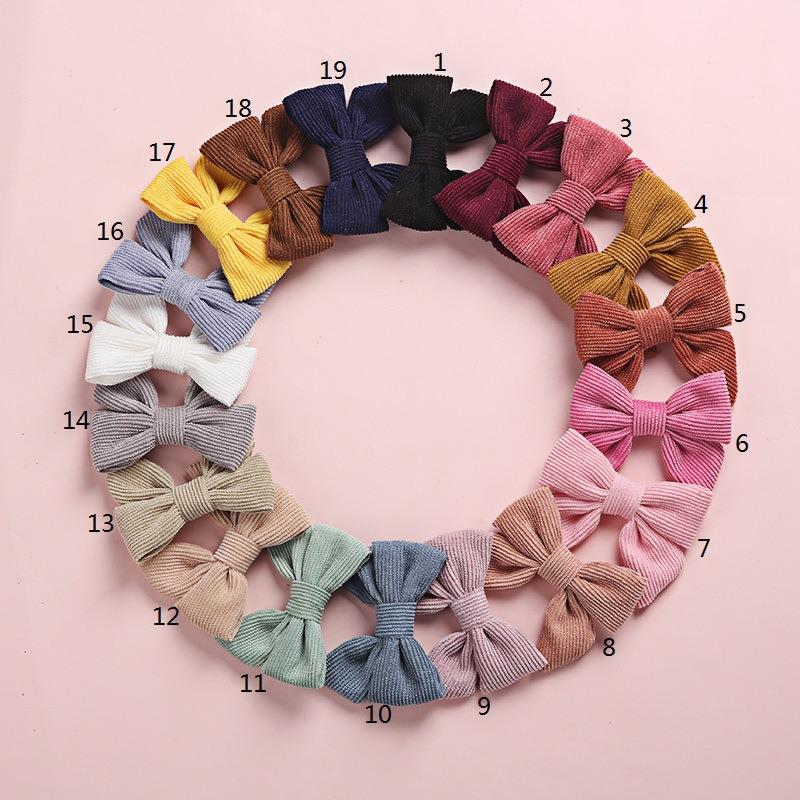 Couleur de couleur un arc de couleur pour bébés girls enfants épingles à cheveux Barrettes Headwear Bildler Toddler mignons Bandeau Bandage Acces
