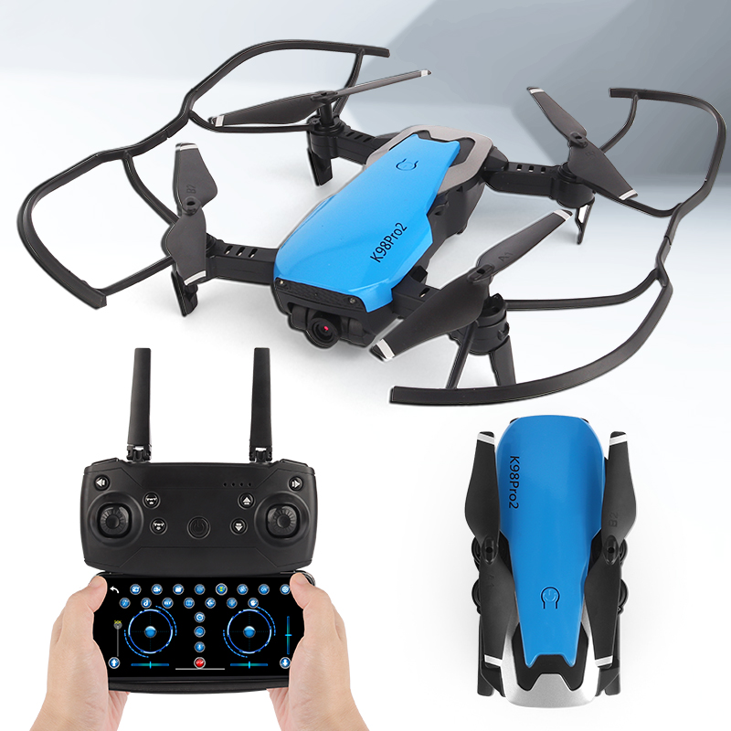 

K98 pro 2 Folding mini Drones UAV high definition aerial remote control aircraft drone 4K dual Camera