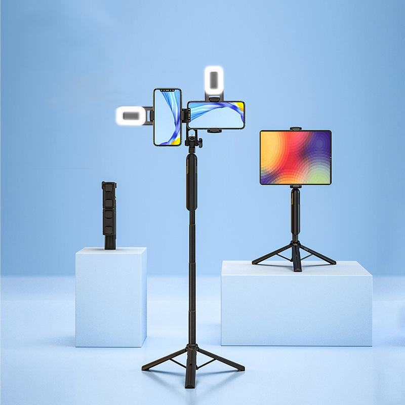 

Bluetooth Selfie Stick Tripod Pography Light Stand Foldable Monopods Universal For Tik Youtube Tiktok Tok Vlog Live Tripods