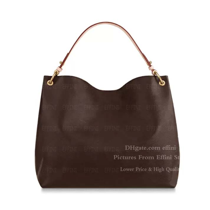 

GRACEFUL Luxurys Designer Womens Bags Big Shopping Hobo Purses Lady Handbag Woemns Crossbody Shoulder Totes Fashion Bag Wallet Handbags, Peach lining