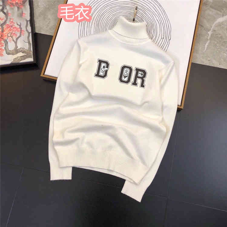 

Men' Sweaters design Brand Men Sweater Hoodies Winter autumn Sweatshirt Casual Style Crew Neck mens Women Size -2XL 7UL0, White