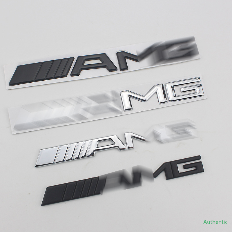 

metal stying emblem rear trunk decoration badge decal for mercedesbenz amg w204 w205 w211 w212 w213 car body 3d sticker, Colour