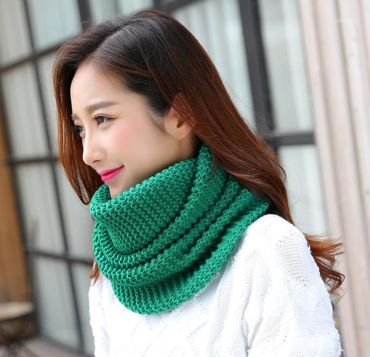 

Scarves Winter Scarf Women Infinity Knitted Circle Neck Super Chunky Loop Snood Unsex Solid Crochet1