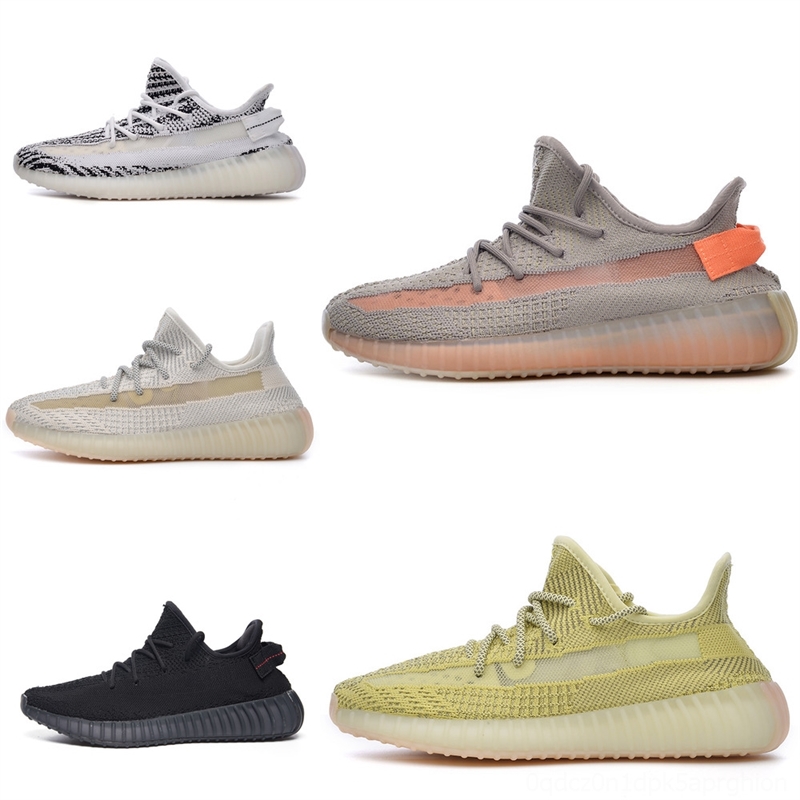 rAWN0 Cloud KanyeWestRunning Shoes 350 Green Women Men WholesaleYecheil White Black Static Full Reflective Sneaker-image-699598966