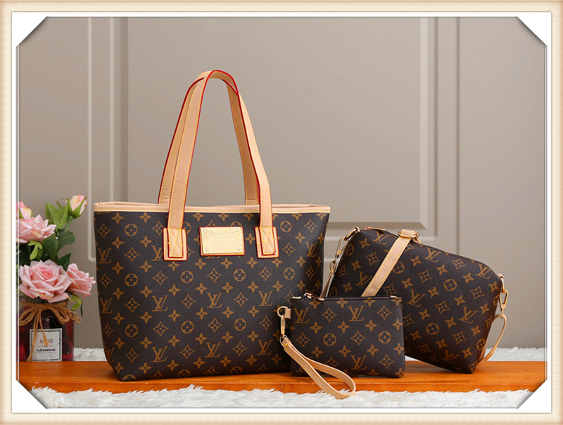 

4-1 LV Louis Fashion Crossbody Shoulder HandBag Women Purse Messenger Bags Wallet Tote Clutch Bag backpack travel men Vitton, Red;black