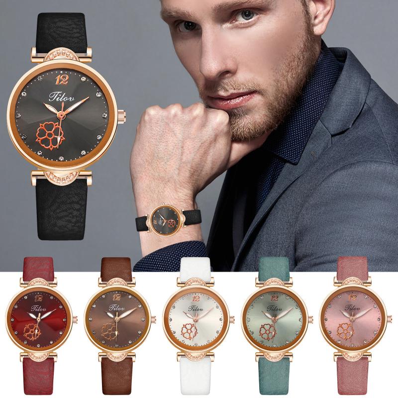 

Wristwatches Women Watches Men's Business Watch Luxury Quartz Bracelet Stainless Steel Dial Casual Ladies