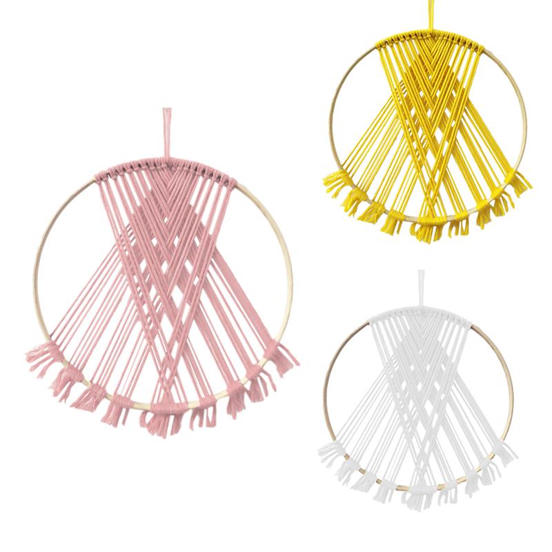 

Handmade Dream Catcher Bohemian Style Ornaments Woven Tassels And Lace Home Decorative Objects & Figurines