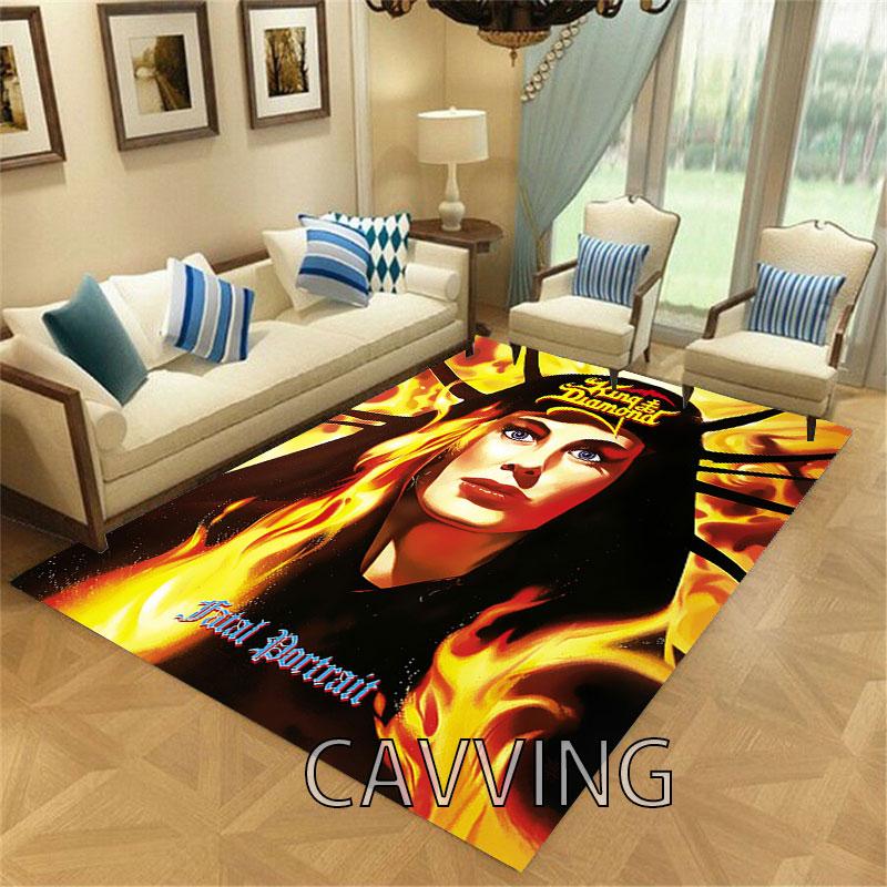 

Carpets Mercyful Fate King Diamond 3D Print Soft Flannel Rugs Anti-slip Large Rug Carpet Home Decoration For Living Room Bedroom, 05