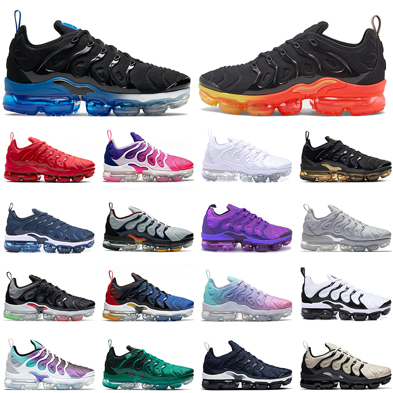 

2021 Top Fashion Tn Plus Mens Women BIG SIZE US 13 Running Shoes Triple Black Royal Atlanta Pastel Lighte Bone Worldwide Trainers Sports Sneakers, #b10 coquettish purple 39-45