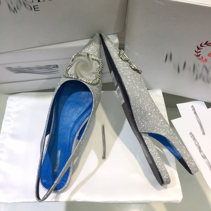 

2021 Good Quality Fashion Women Luxurys Designers Shoes Designer Sandals Womens Luxury High Heels Sandal Dress Shoess With Box Size 35-41 -H554, Blue