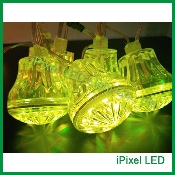 

60mm Rgb Cabochon Pixel Led Light 18leds Smd With Ic Ucs1904 IP67 For Amusement Rides Modules