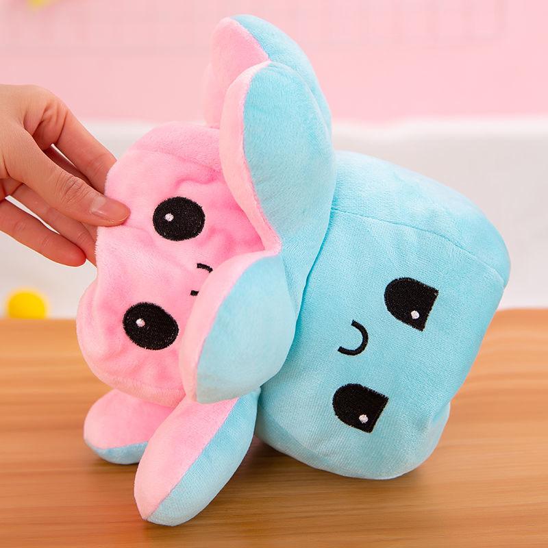 Octopus Doll Reversible Octopus Plush Toy Doll Double Sided Flip Turned-image-743030658