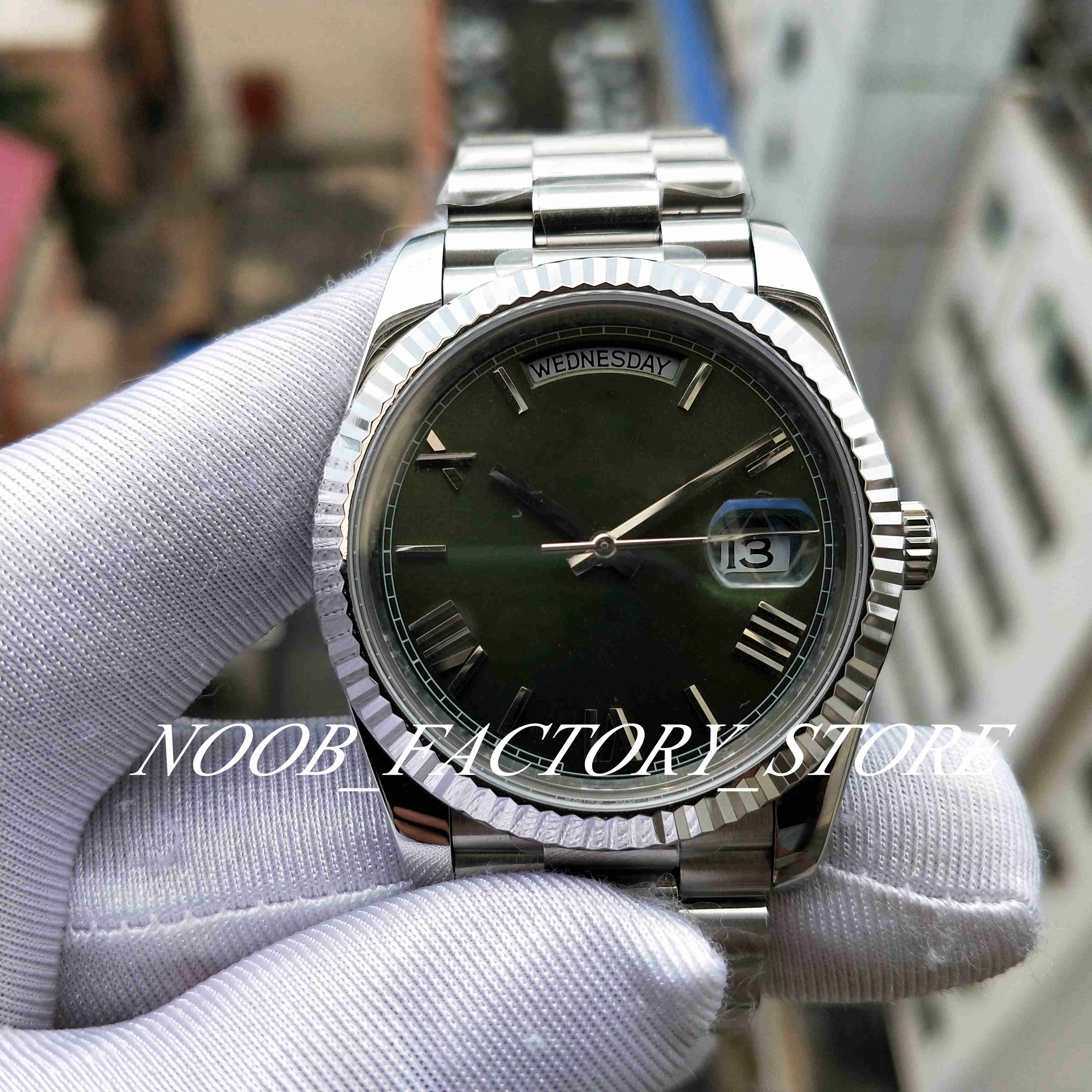 

Men Size Watch Super BP Factory Version 2813 Movement V2 Green Dial 228239 silver stainless steel Strapp Sapphire Glass 40 mm Dive Menes Watches, Only original box certificate