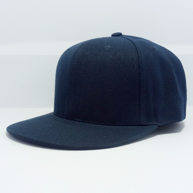 

Baseball Cap Male Female Size 55cm to 62cm Flat Brim Street Basketball Player Hip Hop Tennis Golf Trucker Full Close Fitted Hat, Black